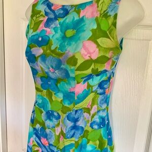 Vintage 1970’s..floral print dress